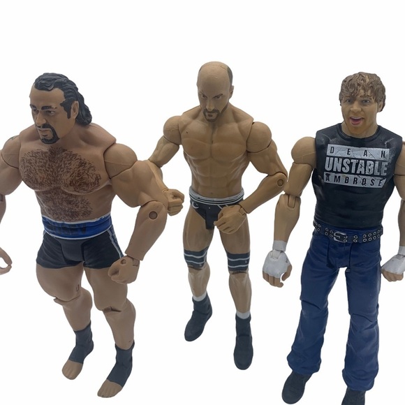 lot of 3 WWE wrestling figures Mattel 2014 - Picture 9 of 9